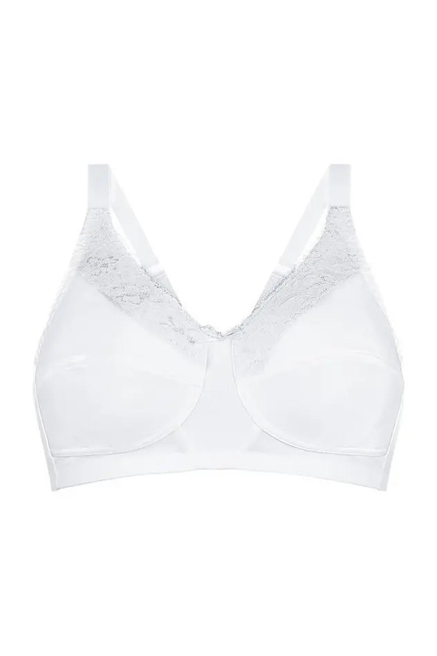 Nancy Wire-Free Bra - white