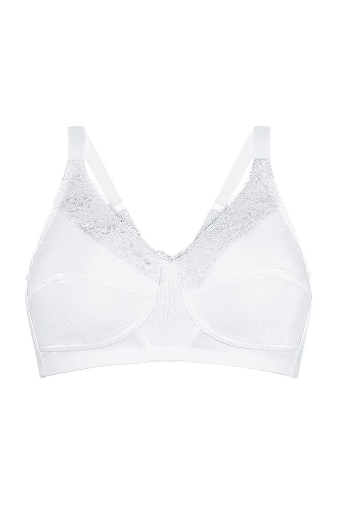 Nancy Wire-Free Bra - white