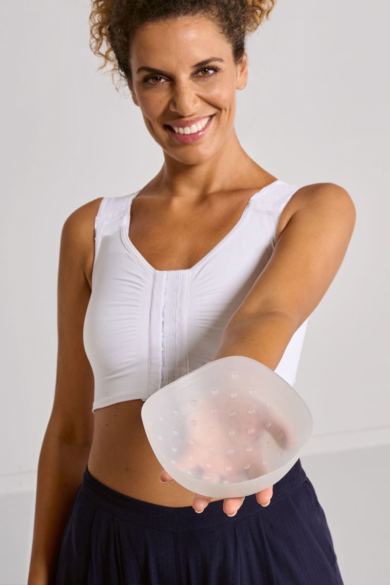 CuraLymph Lymph Flow Breast Shell - transparent