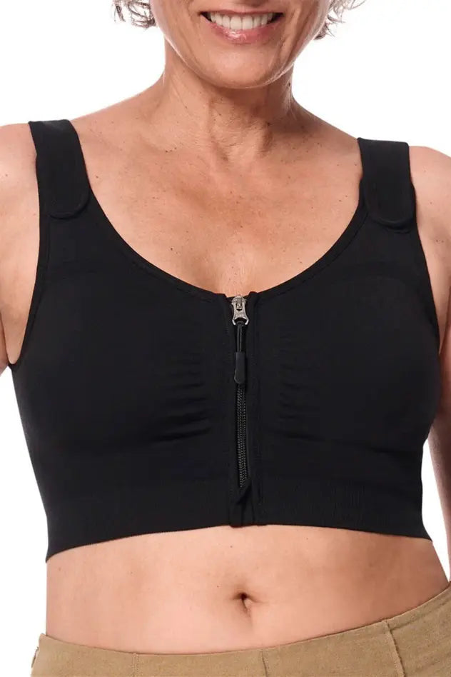 Leyla Post Surgery Bra - black