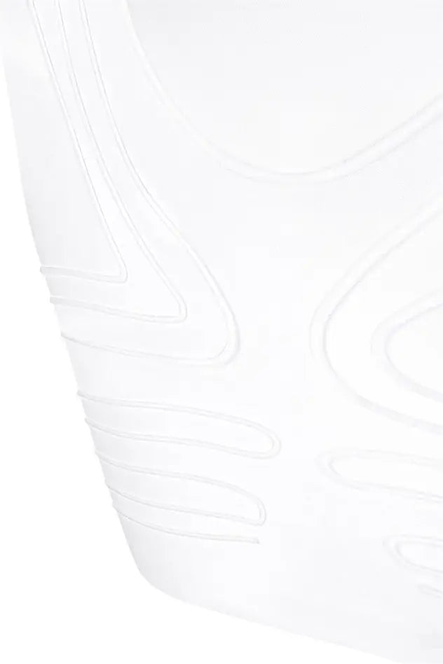 LymphFlow Wire-Free Front Closure Bra - white