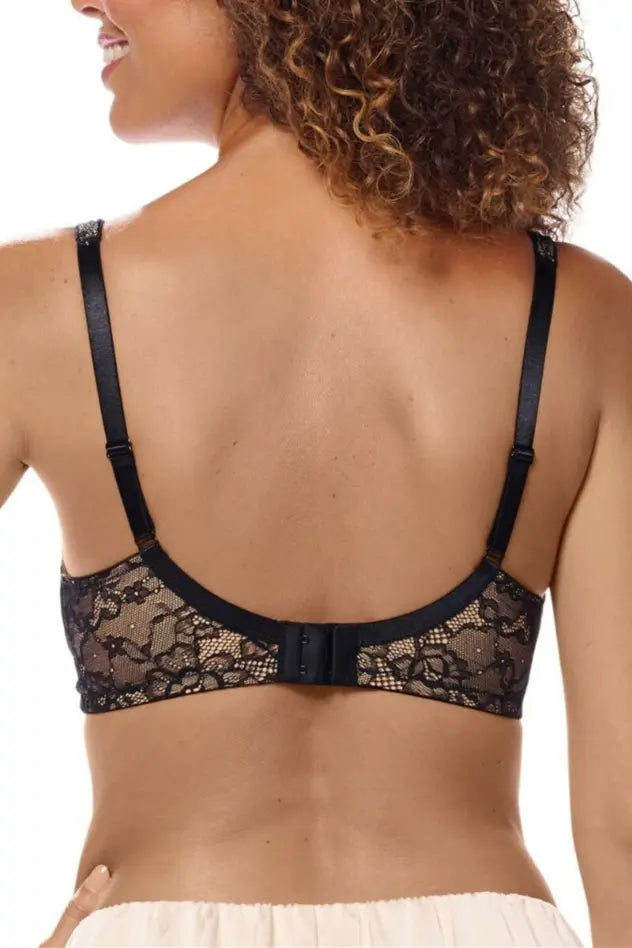 Camilla Wire-Free Bra - black/sand