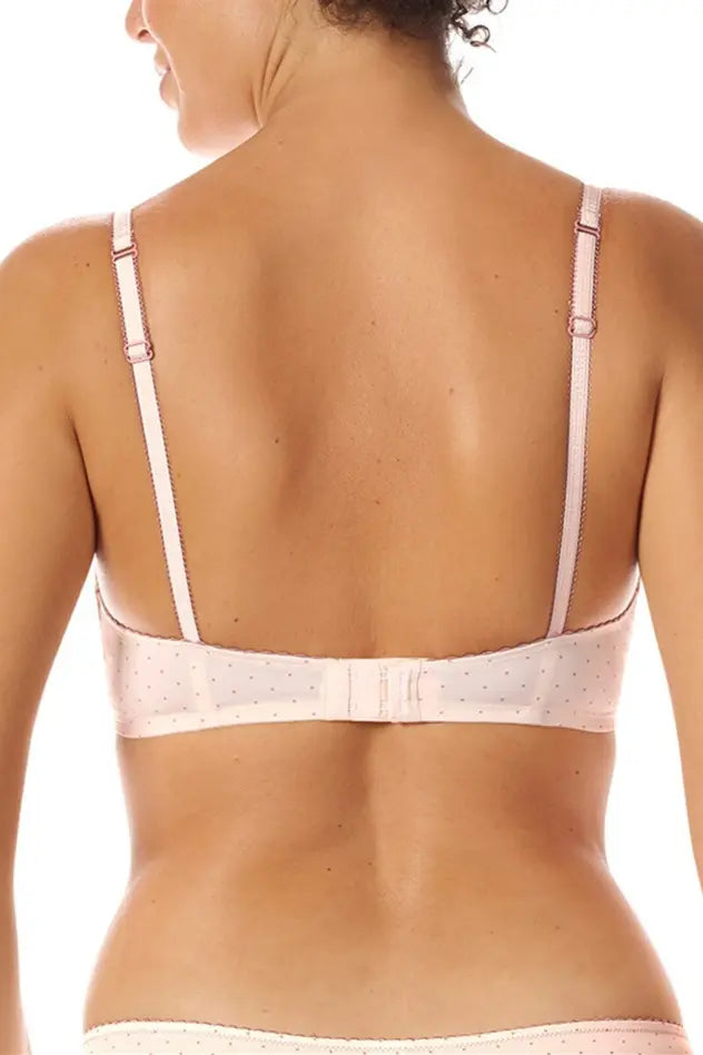 Anna Wire-Free Bra - light rose/dark mauve