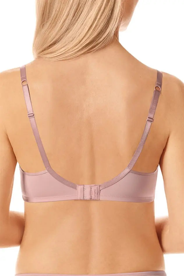 Danielle Padded Wire-Free Bra - light mauve/dark mauve