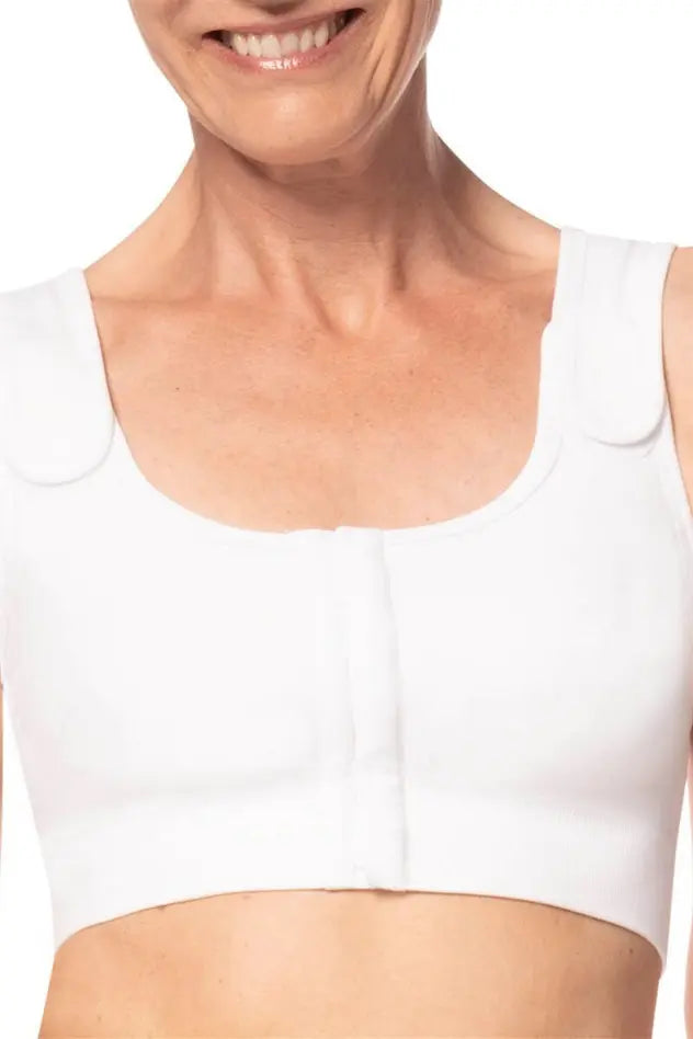 Sina Post Surgery Bra - white