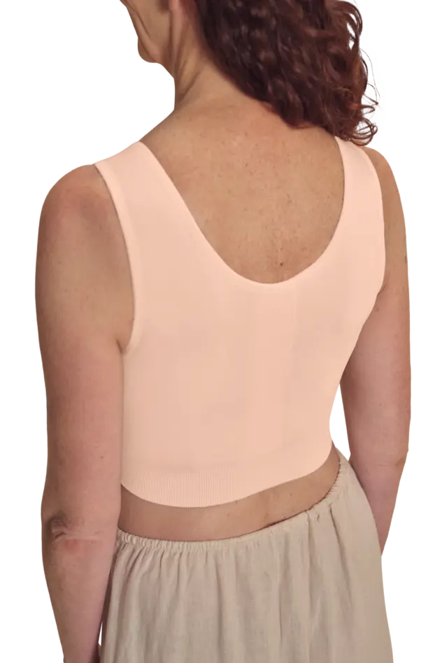 Pamela Post Surgery Bra with Front Closure - blush