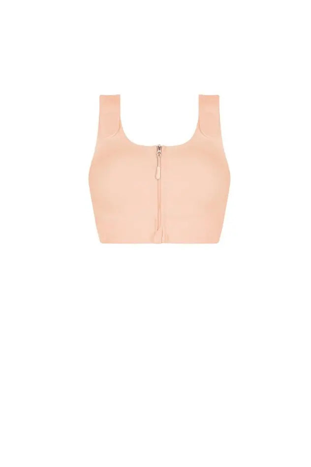 Pamela Post Surgery Bra with Front Closure - blush