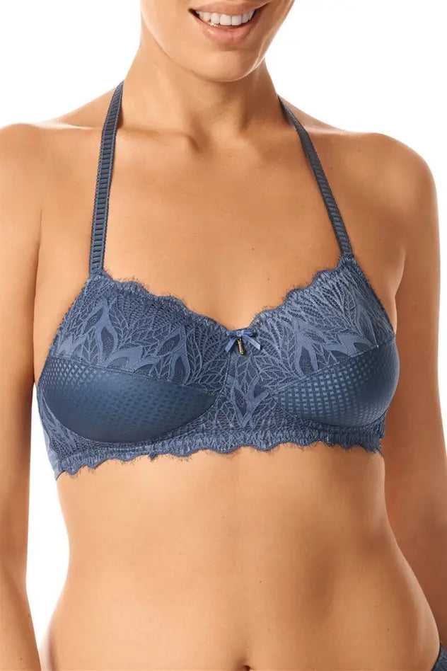 Alessia Wire-Free Bra - indigo blue