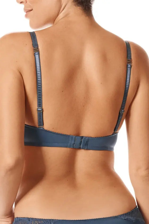 Alessia Wire-Free Bra - indigo blue