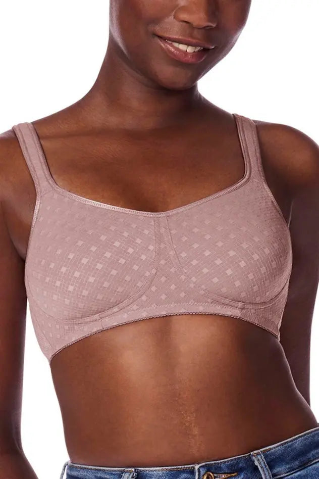 Tiana Wire-Free Bra - mauve