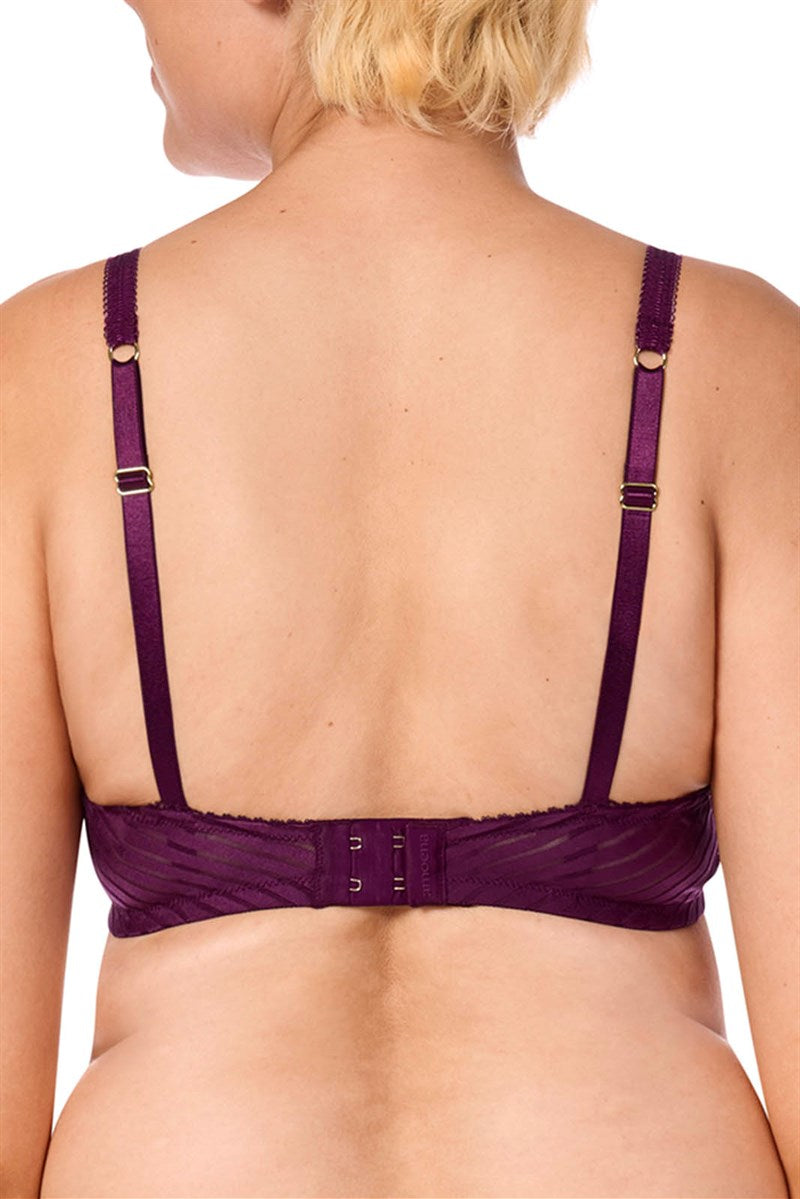 Karolina Padded Wire-Free Bra - dark berry/sand
