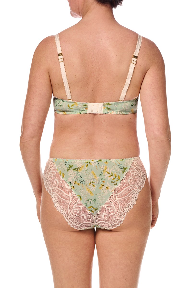 Kalina Padded Wire-Free Bra - mint/multi