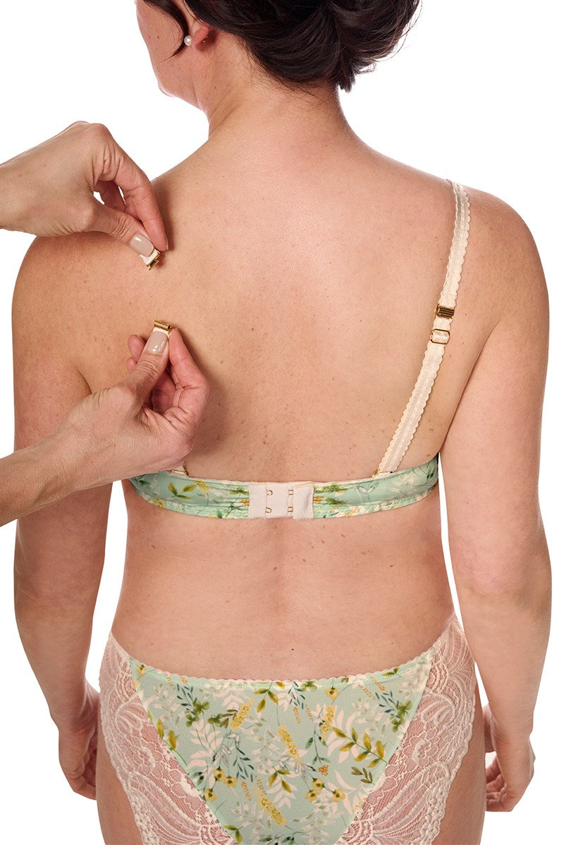 Kalina Padded Wire-Free Bra - mint/multi