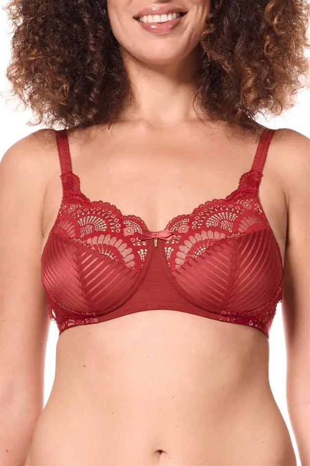Karolina Padded Wire-Free Bra - lipstick/sand