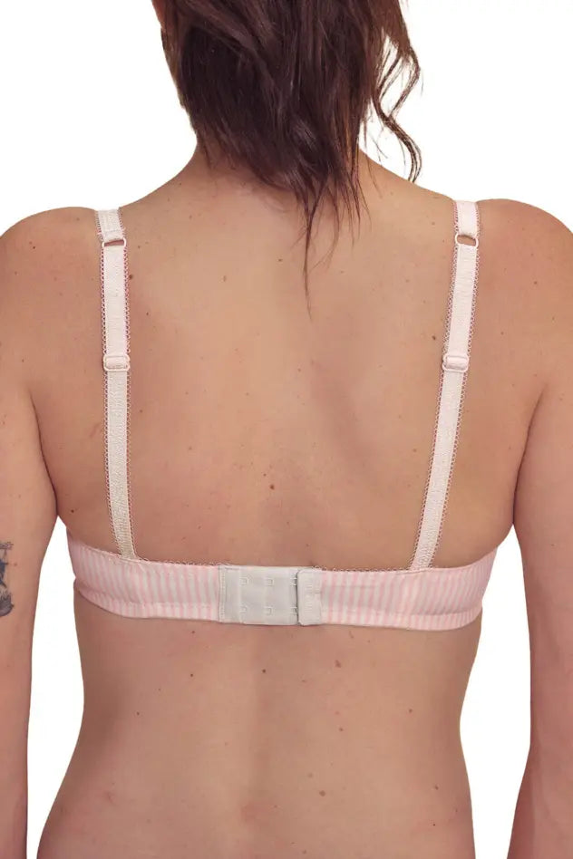 Kennie Padded Wire-Free Bra - dusty rose/off-white