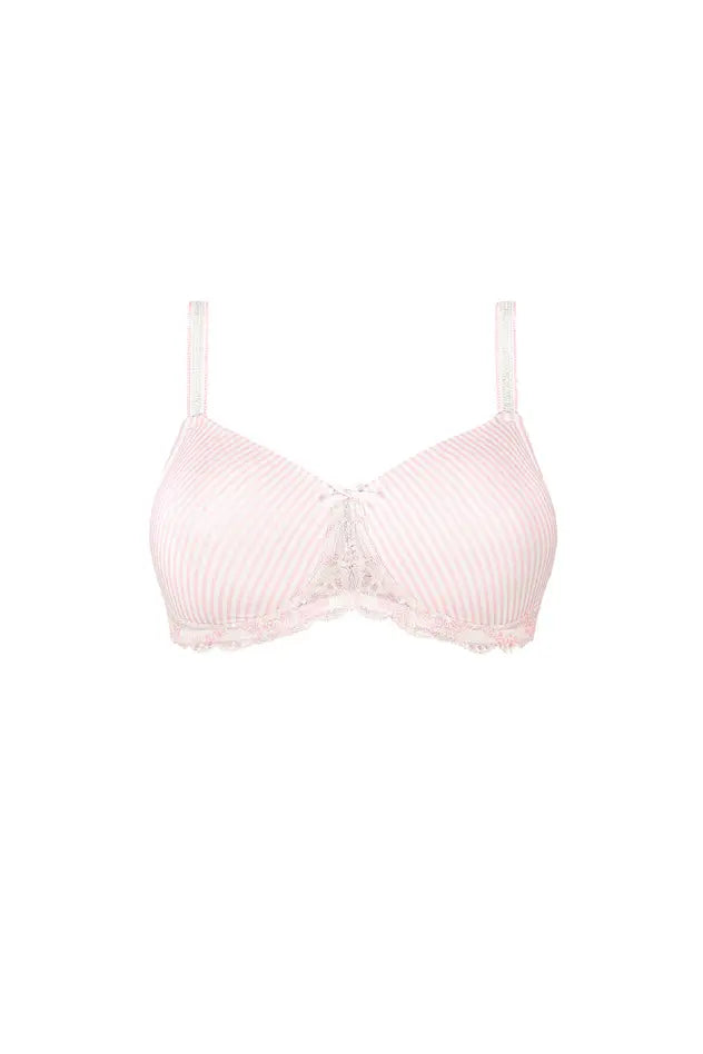 Kennie Padded Wire-Free Bra - dusty rose/off-white