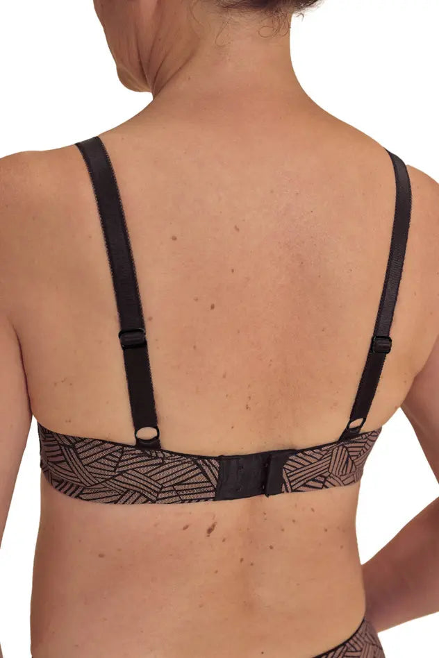 Brooke Wire-Free Bra - black/cafe