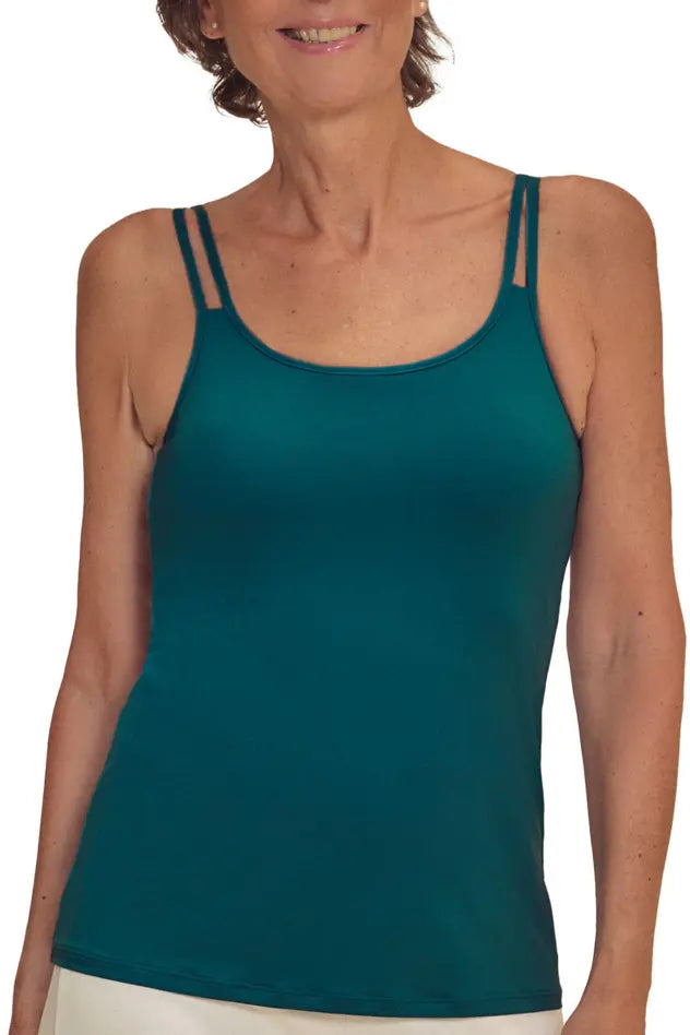 Valletta Top - deep emerald
