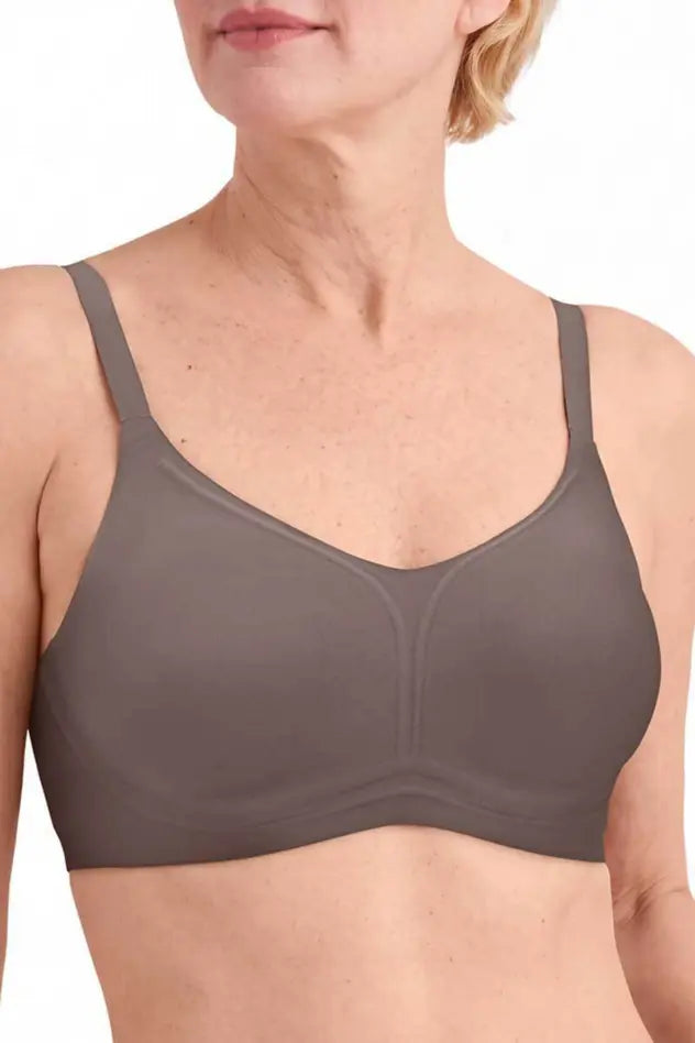 amoena Wave® pure Wire-Free Bra - deep taupe