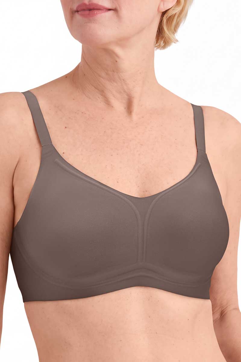 amoena Wave® pure Wire-Free Bra - deep taupe