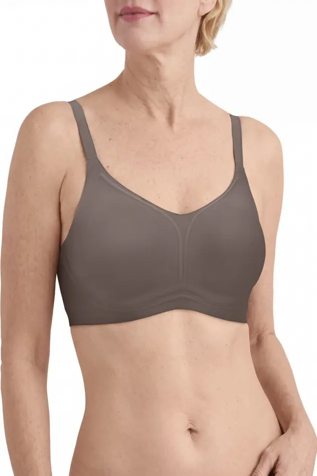 amoena Wave® pure Wire-Free Bra - deep taupe