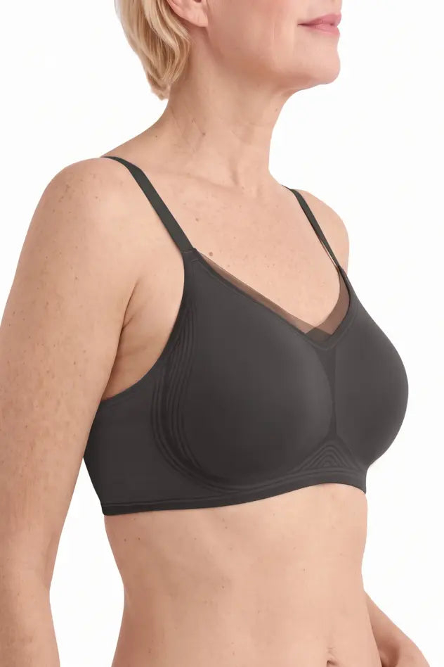 amoena Wave® magic Wire-Free Bra - anthracite