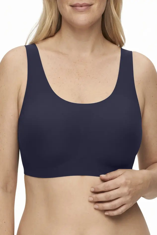 Linda Wire-Free Bra - dark blue