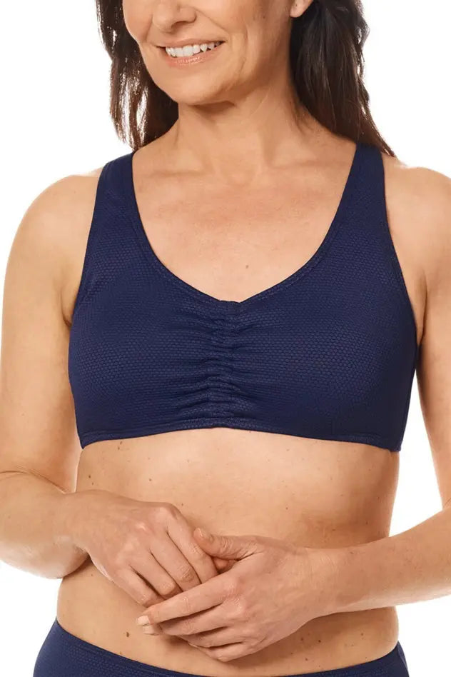 Tulum Soft Bikini Top - dark blue
