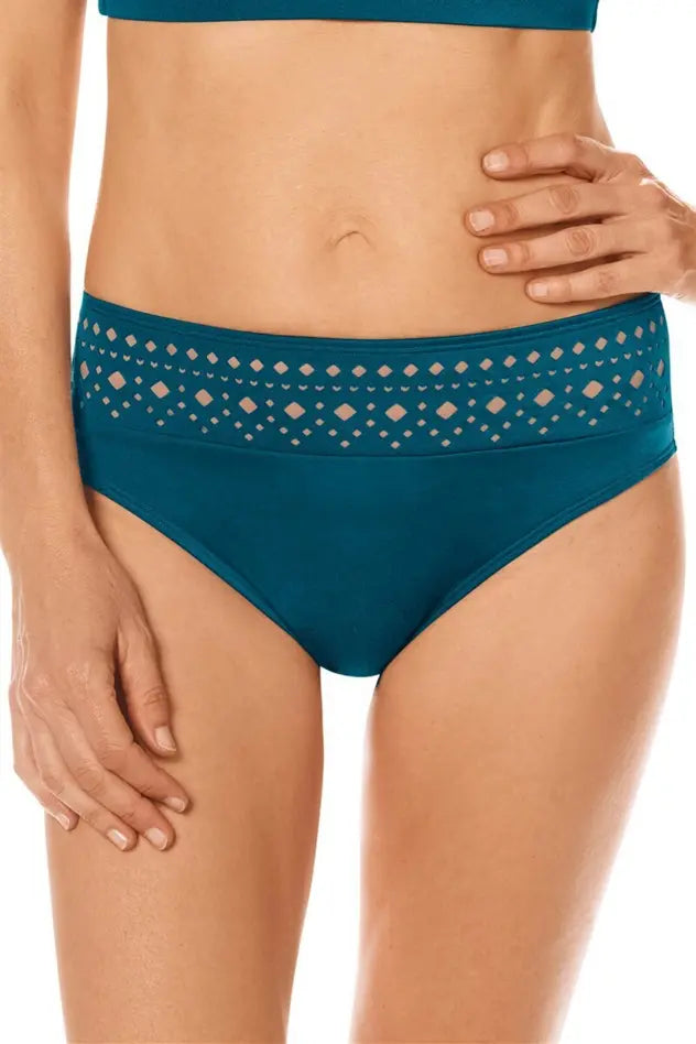 Crete Panty - jade/sand