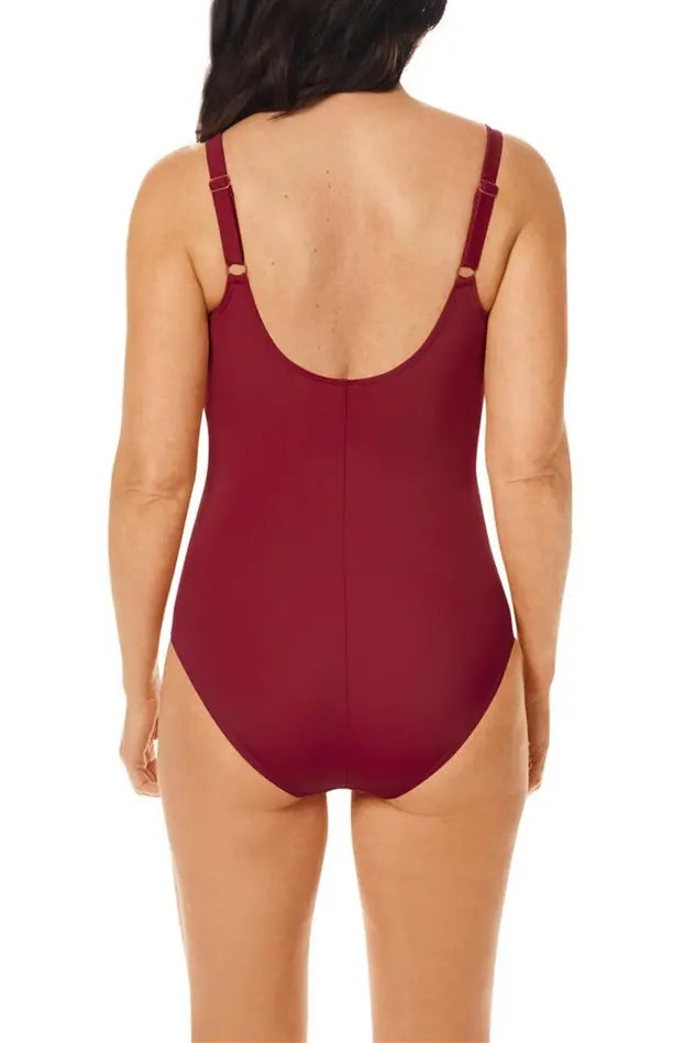 Apulia One-Piece - burgundy/multi