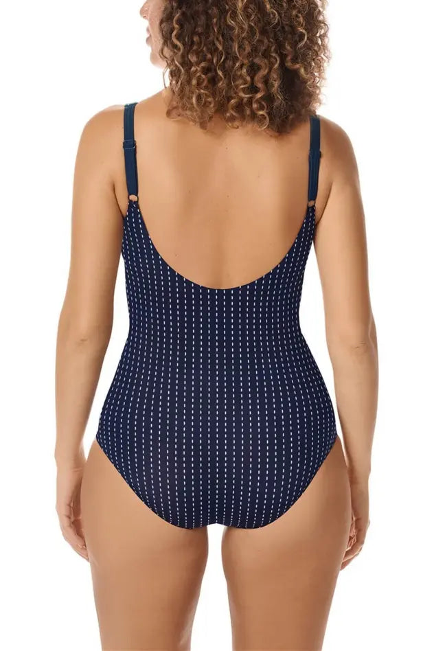 Algarve Full Bodice - navy/multi