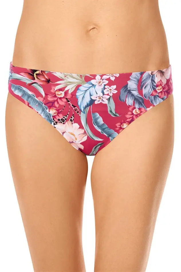 Cozumel Reversible Bottom - deep pink/multi