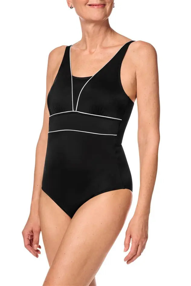 Ravello One-Piece - black/silver