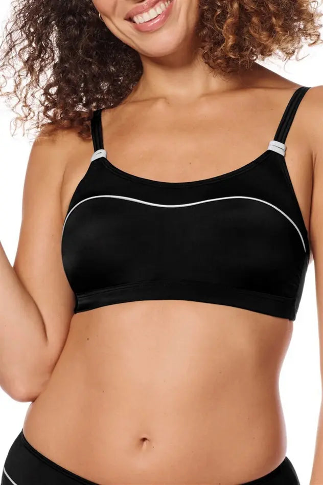 Ravello Soft Bikini Top - black/silver