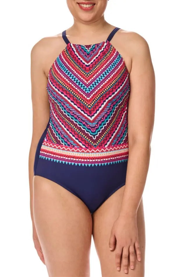 Thassos One-Piece - navy/multi