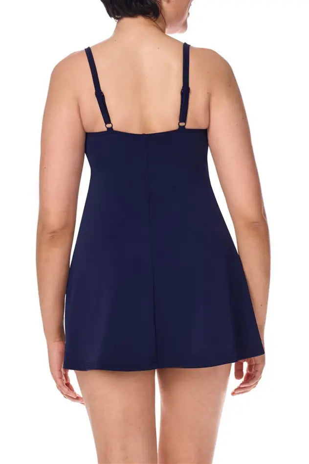 Thassos Swimdress navy/multi