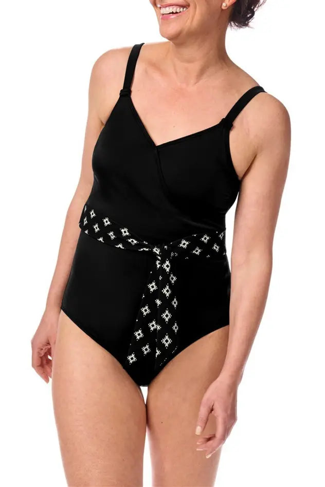 Palermo One-Piece - black/off-white