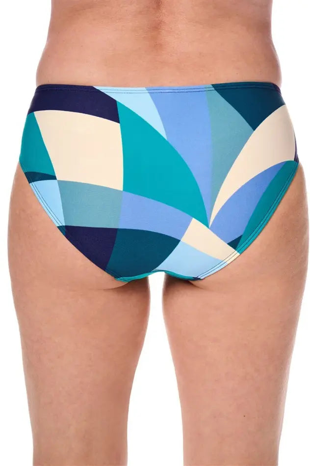 Lisbon Mid Waisted Panty jade/multi