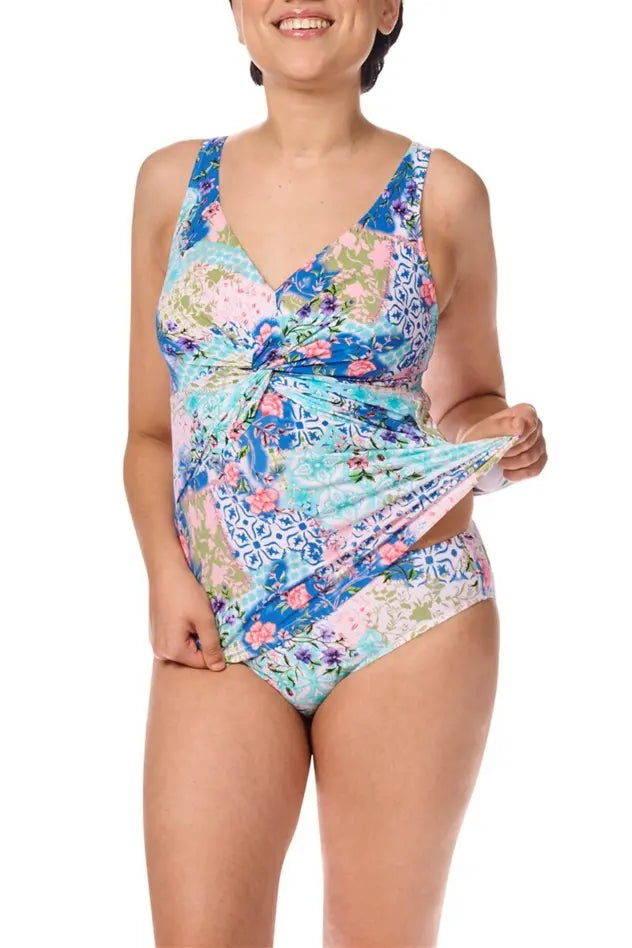 Paxos Tankini blue/multi