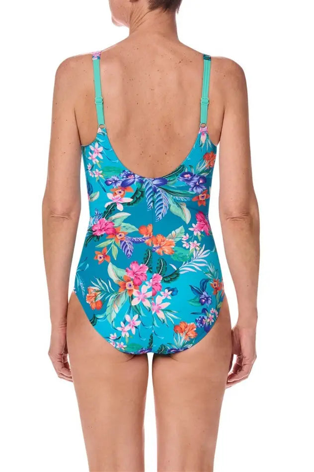 Alvor Full Bodice - turquoise/multi