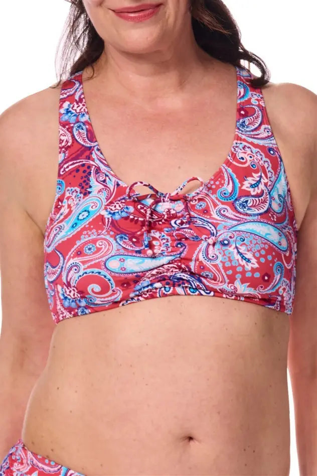 Barbados Soft Bikini Top - pink/multi