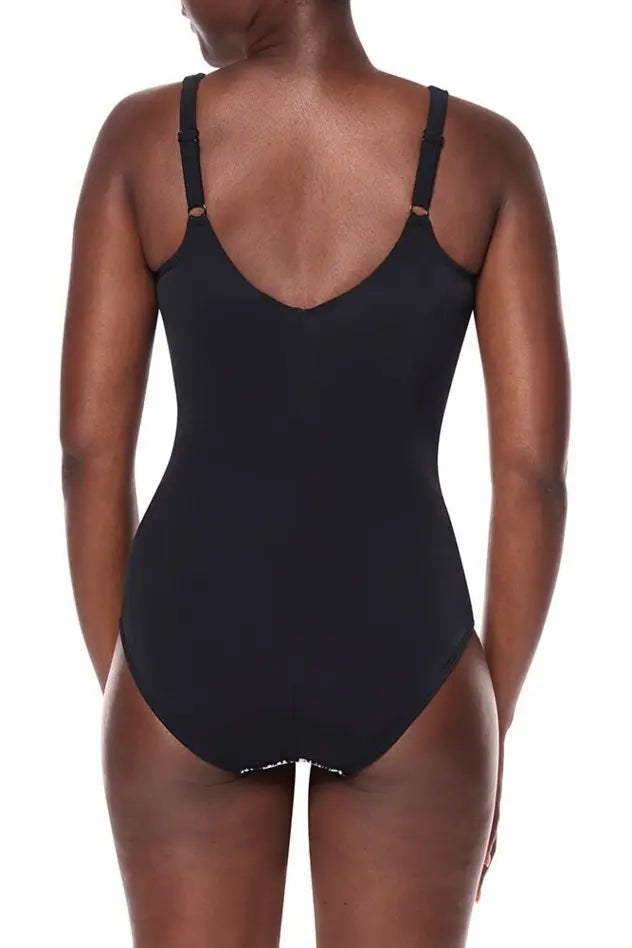 Salta Full Bodice - black/off-white