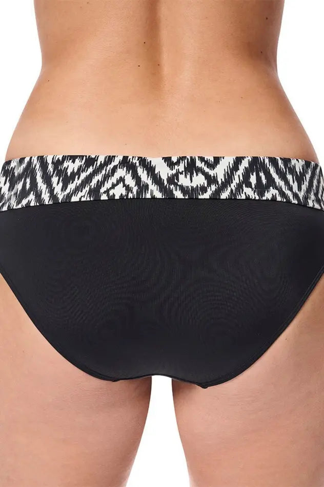 Salta High waisted panty - black/off-white