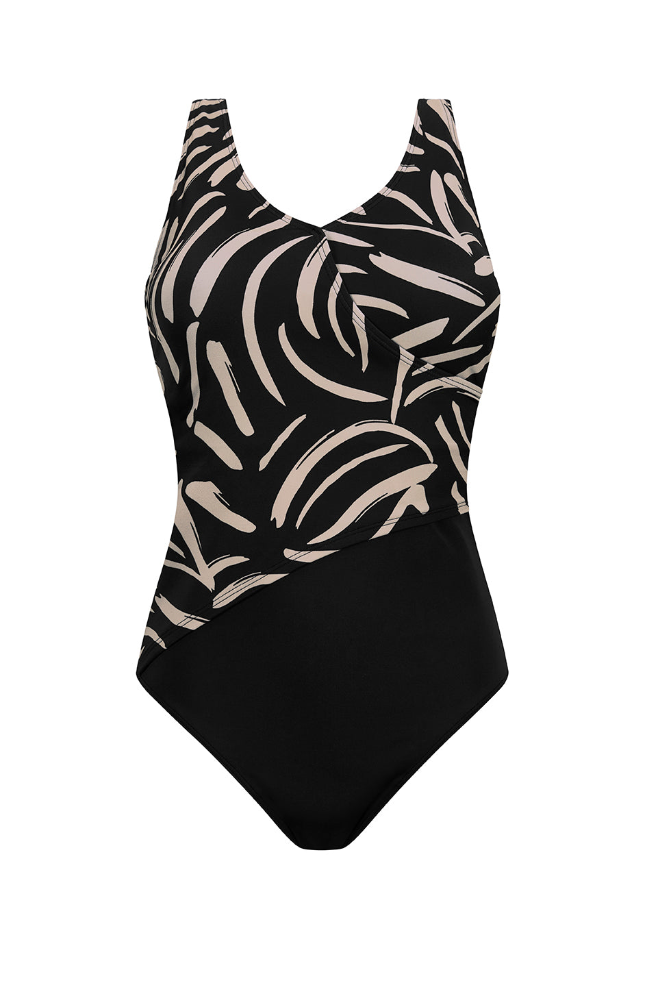 Turin Full Bodice - black/quartz sand