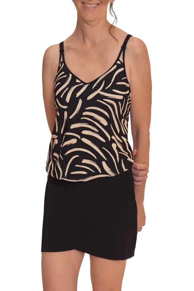 Turin Swim Skirt - black