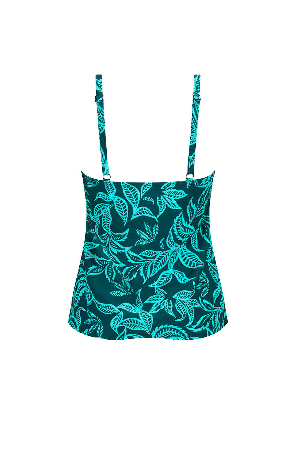 Salerno Tankini Top - deep emerald/light jade