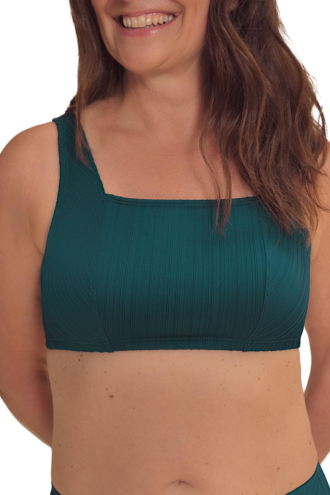 Treviso Soft Bikini Top - deep emerald