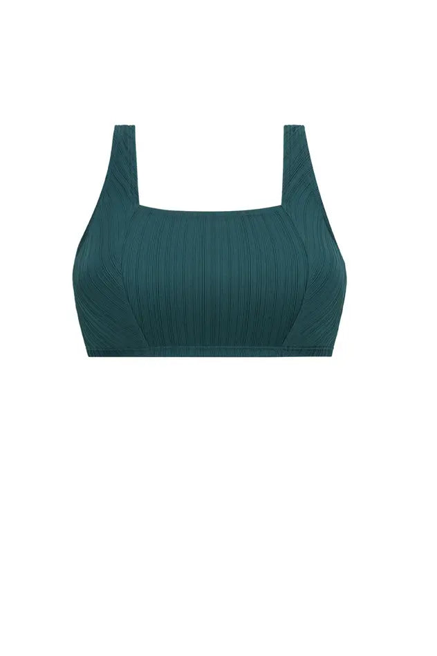 Treviso Soft Bikini Top - deep emerald