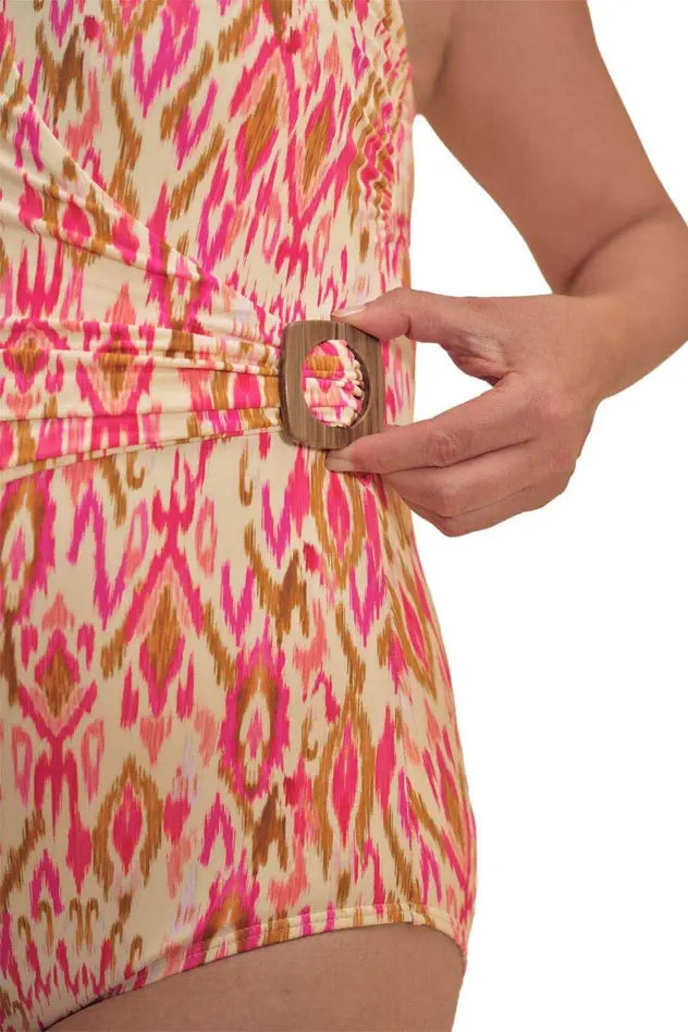 Istria Half Bodice - grapefruit/multi