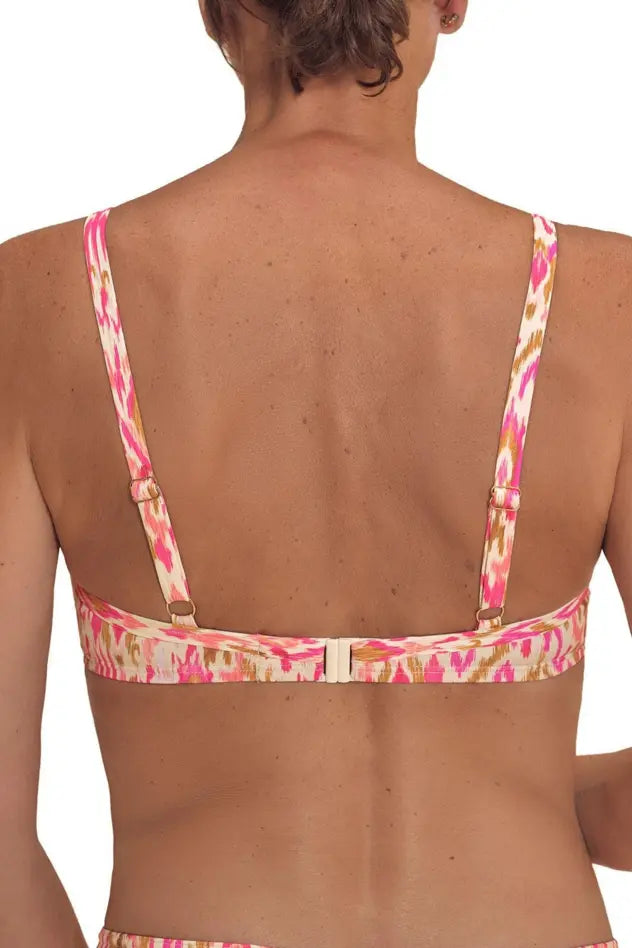 Istria Soft Bikini Padded Top - grapefruit/multi